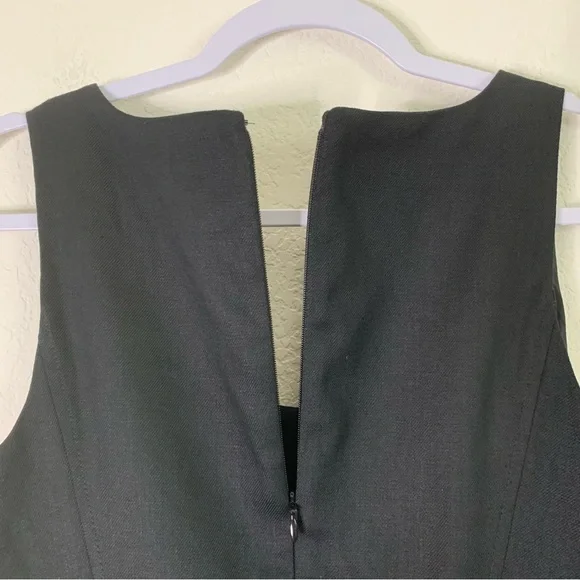 J.Crew Black Scoopneck resume dress in stretch linen blend 4 NWT - Picture 10 of 10